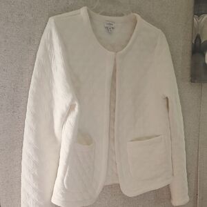 J. Crew Women's Cream Teddy Jacket